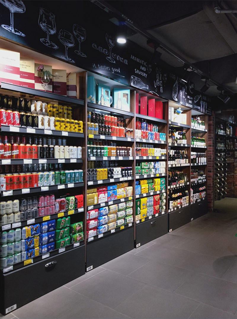 medium size supermarket standard shelf4